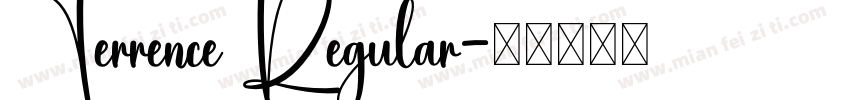 Terrence Regular字体转换